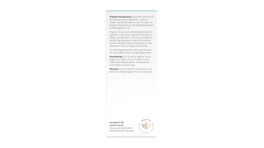 BAKANASAN Propolis Mundwasser 50 ml