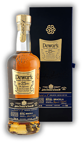 Dewar's 25 Years Dewar's 25 Years Exklusive Limited Edition. Endlos glatt, reich und elegant. Alter 25 J. - 0,7	 Liter - Vol 40%