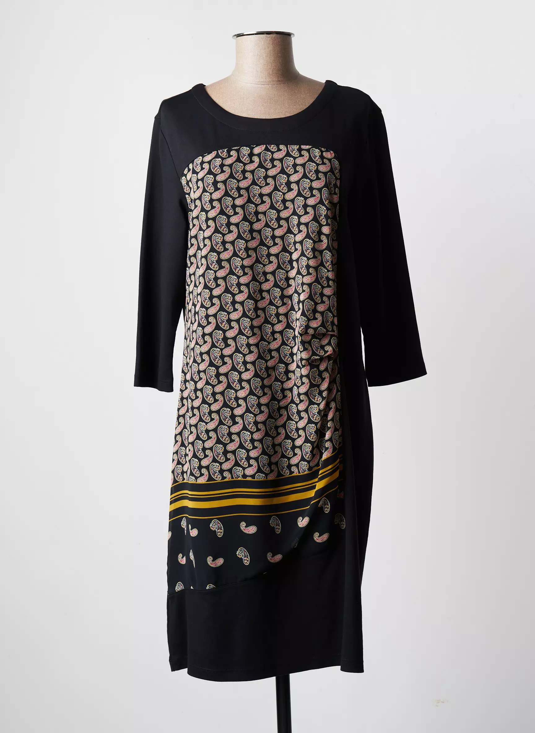 Thalassa Robes Mi Longues Femme couleur noir