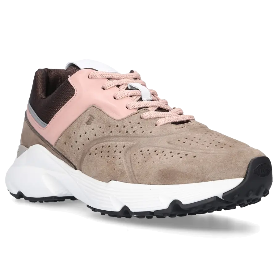 Tod's - Sneaker low SPORTIVO Veloursleder - beige