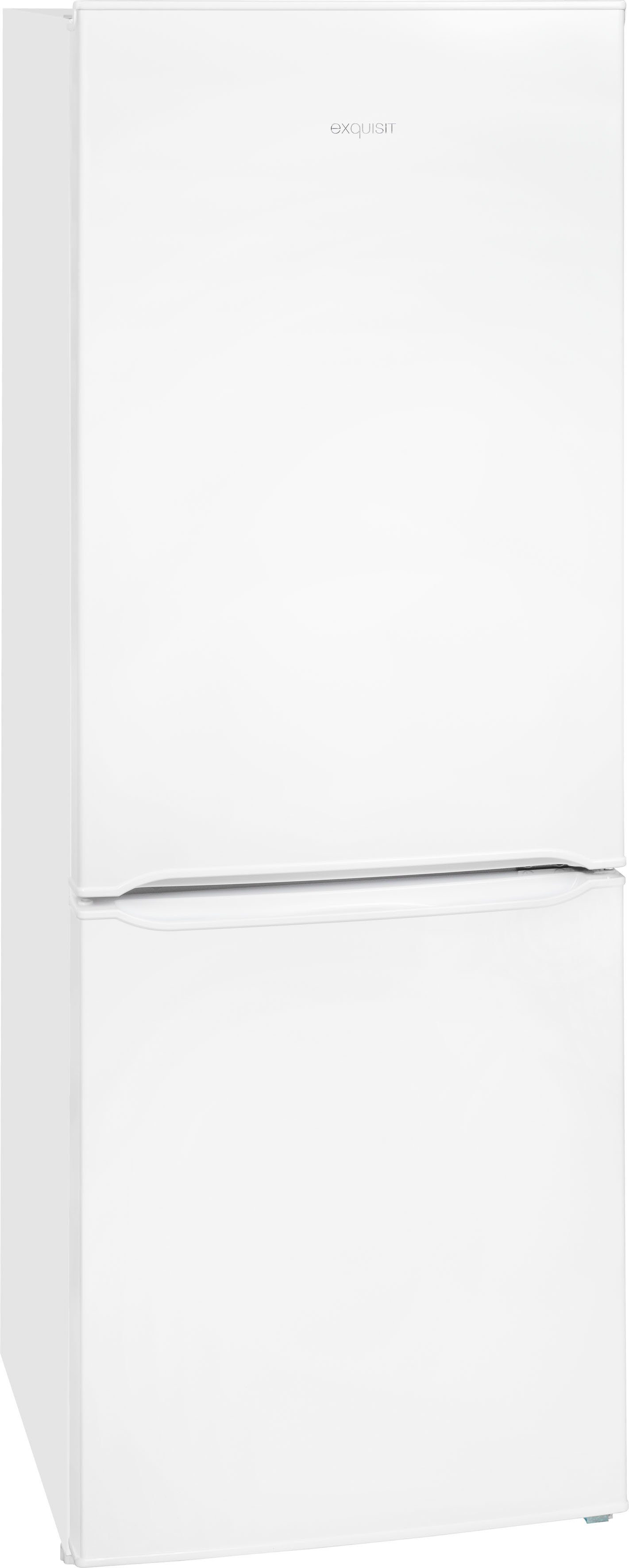 exquisit Kühl-/Gefrierkombination KGC231-60-010E weiss, 143,5 cm hoch, 49 cm breit