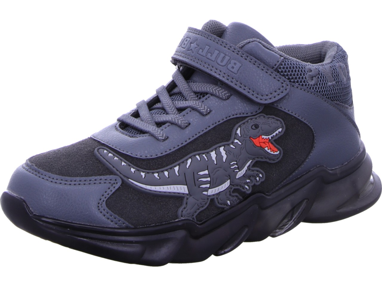 DIVERSE Jungen Halbschuhe grau T-Rex Mid