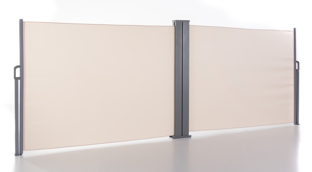 HC Home & Living Doppel - Seitenmarkise ca. 6,0 x 1,5 m - Beige