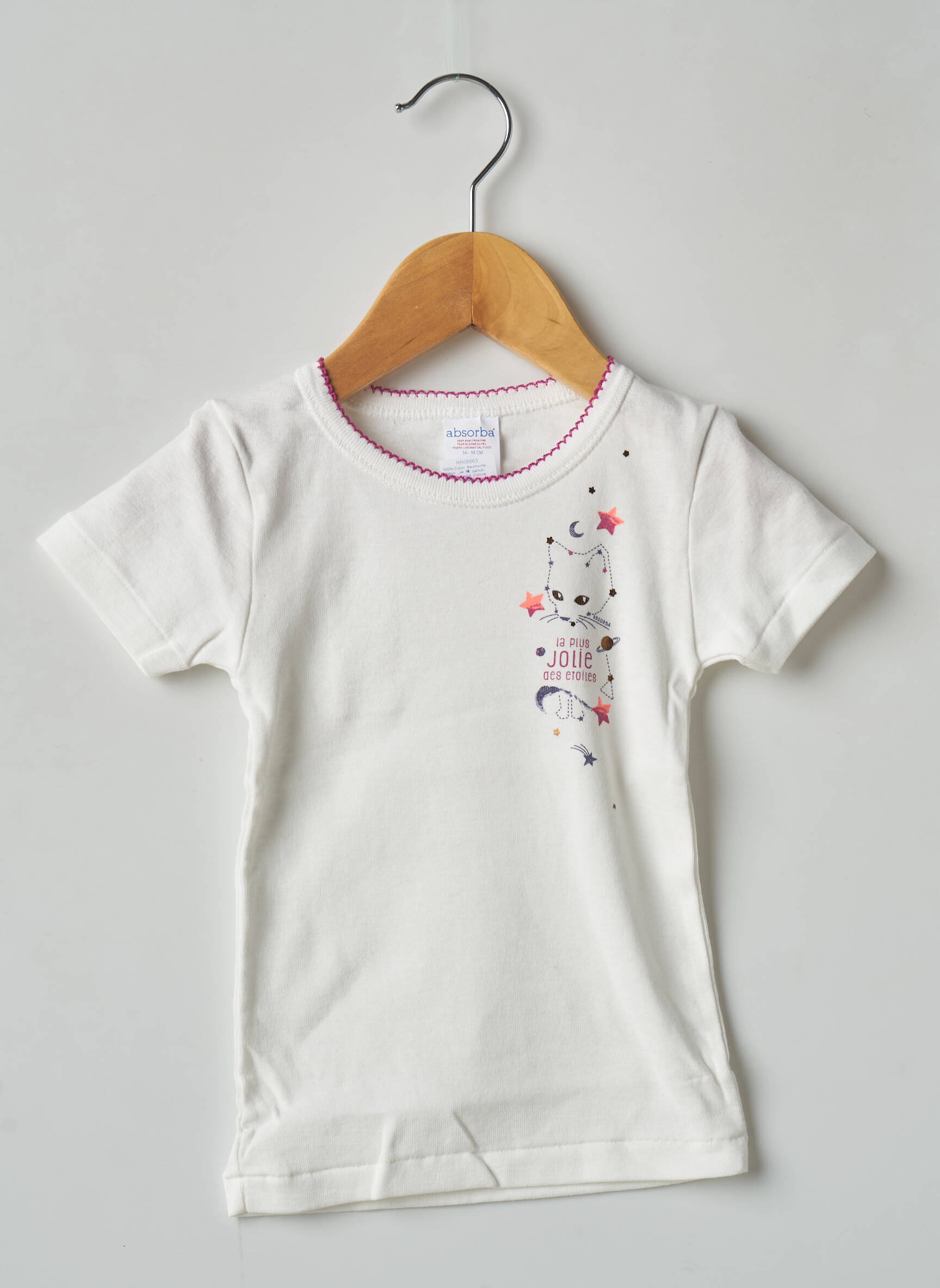 Absorba Tshirts Fille couleur beige