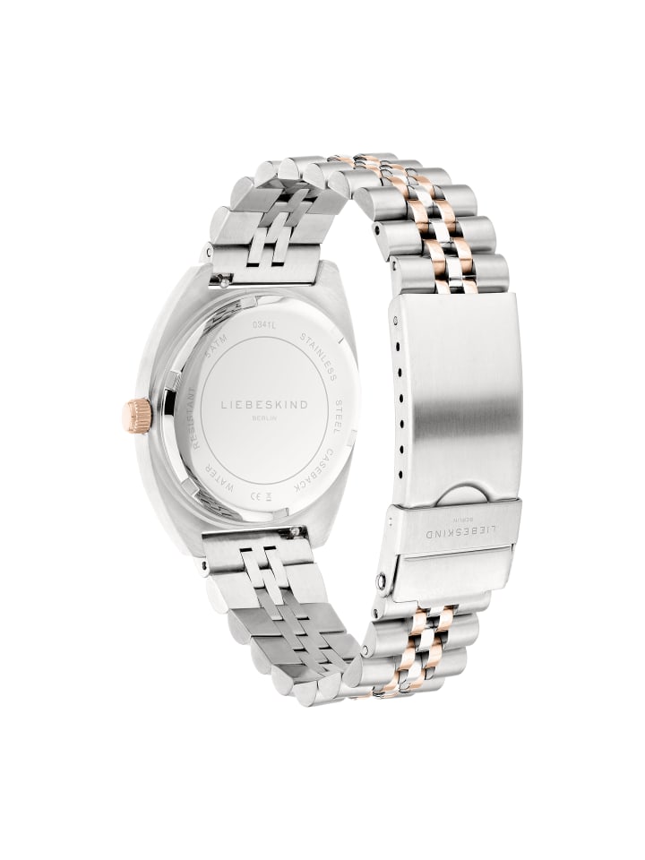 LIEBESKIND BERLIN Armbanduhr in bicolor-rosé günstig kaufen onesize