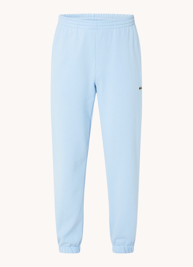 Lacoste Tapered fit joggingbroek met logobordour