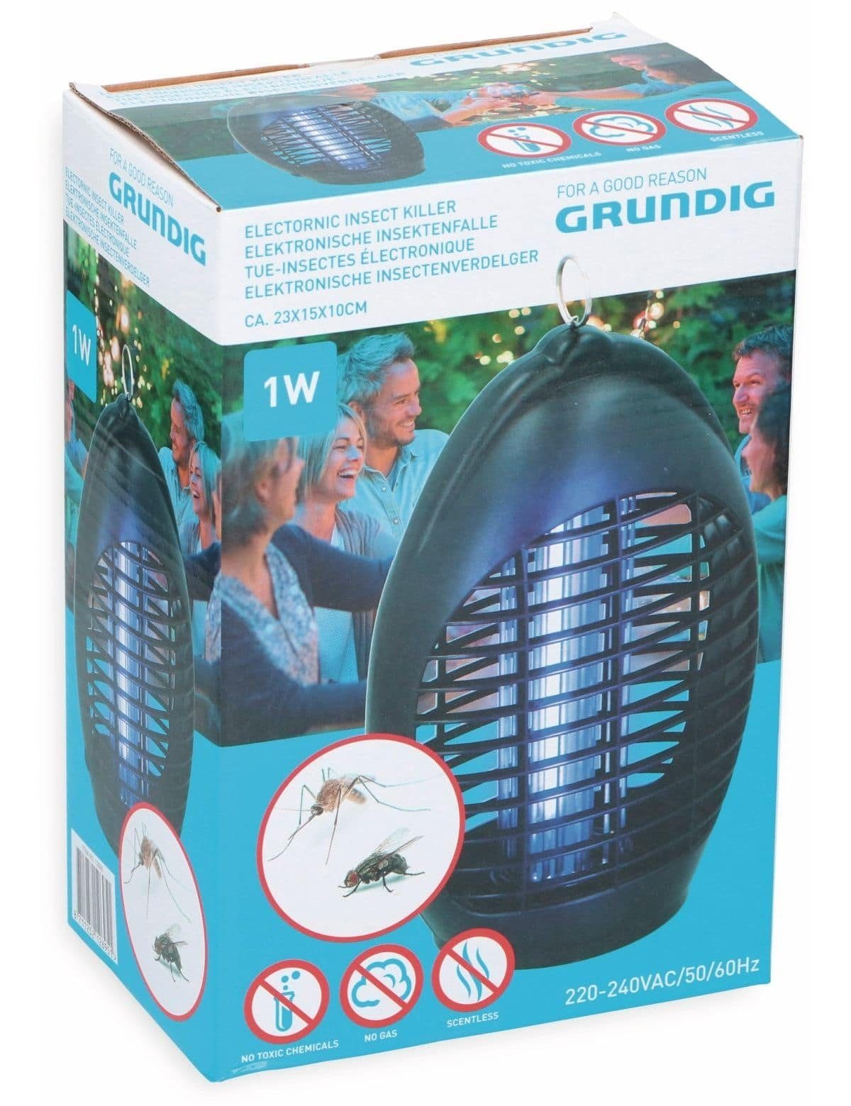 Grundig Wasserstrahl-Tiervertreiber GRUNDIG Elektronische Insektenfalle 1 W
