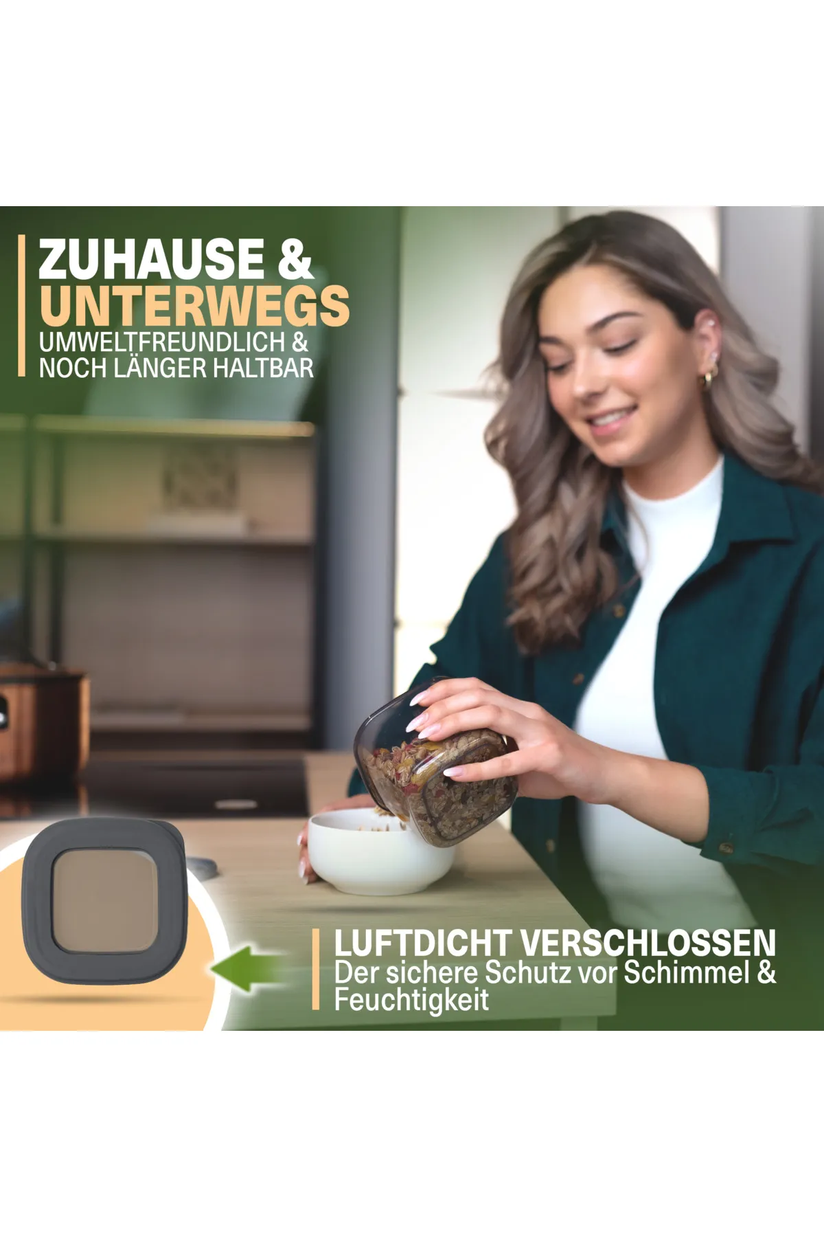 Viwares  Vorratsdosen 12er Set - Kleiner Vorratsbehälter