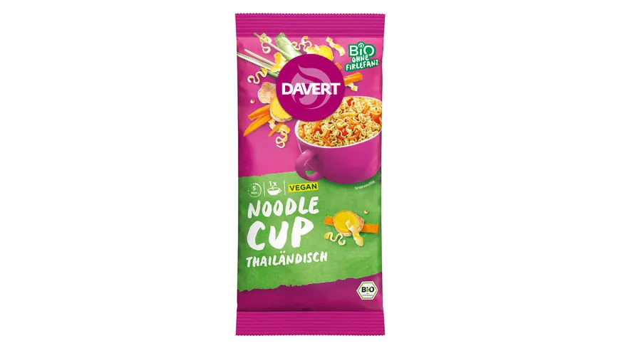 Davert Bio Noodle-Cup Thailändisch 60 g
