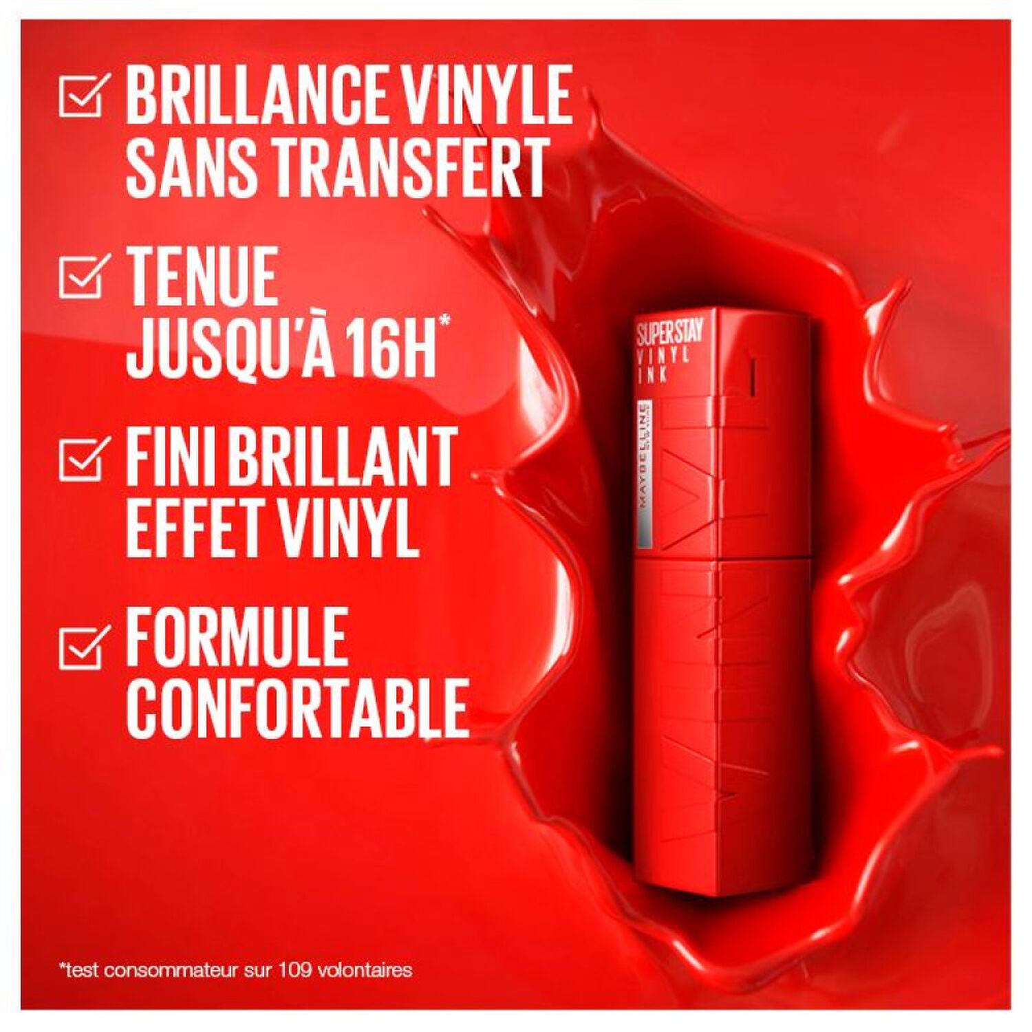 Maybelline New York Superstay Vinyl Ink Encre à Lèvres Effet vinyl