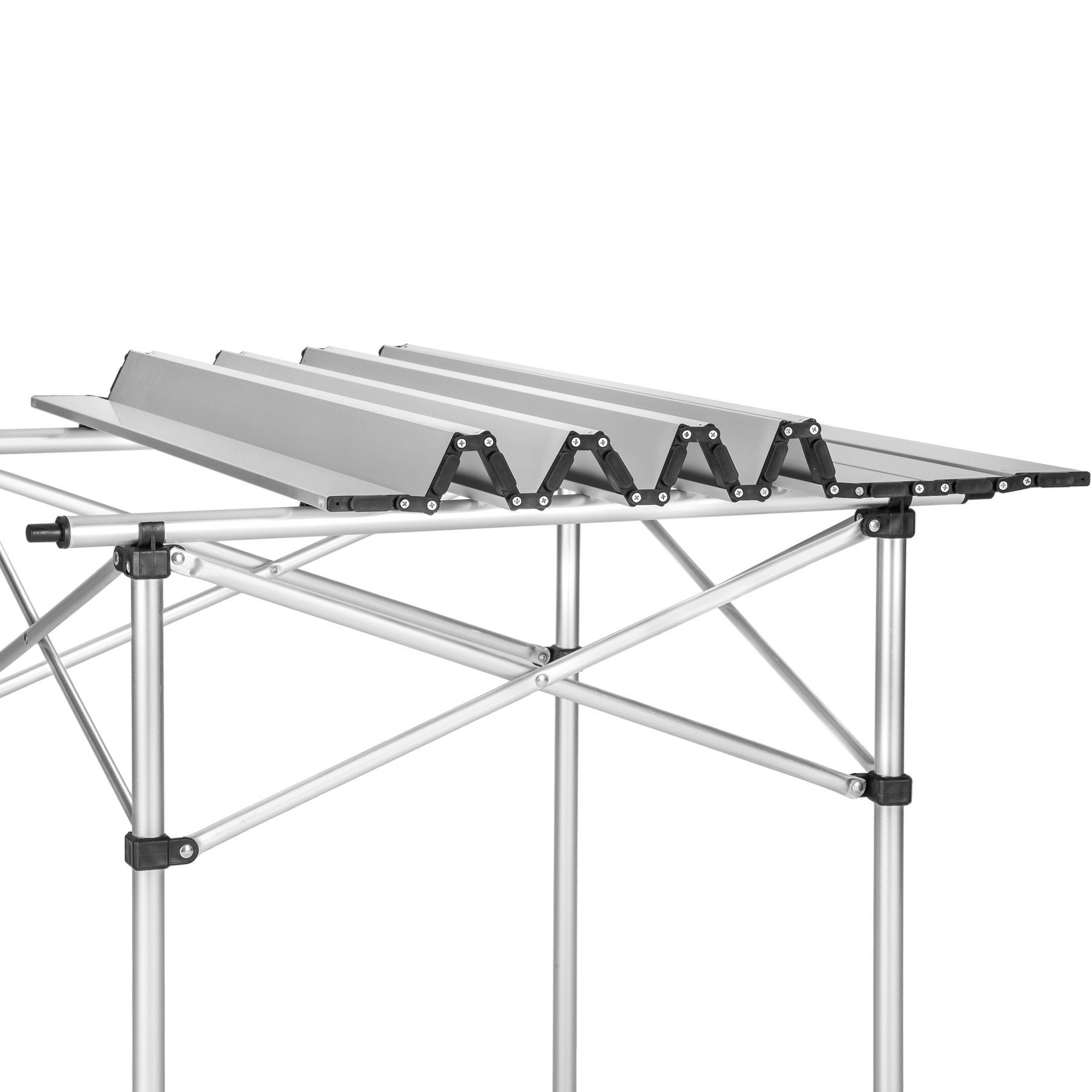 tectake Campingtisch Camping Klapptisch aus Aluminium inkl. Tasche (1-St., 1 tlg)