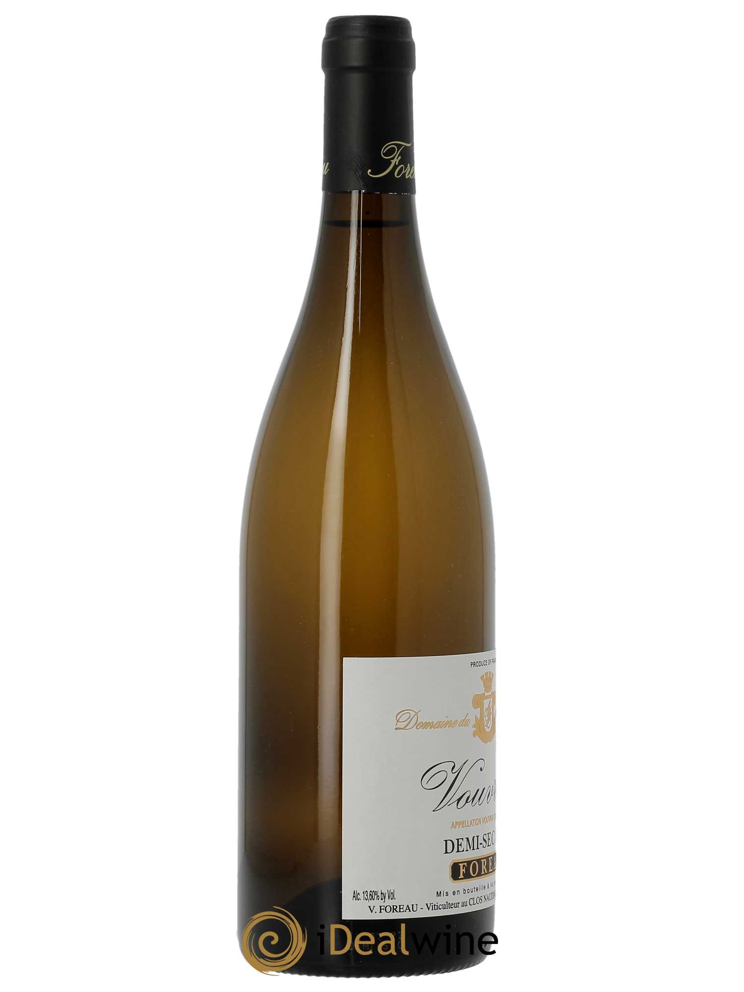 Vouvray Demi-Sec Clos Naudin - Philippe Foreau  2022 - Lot de 1 Bouteille