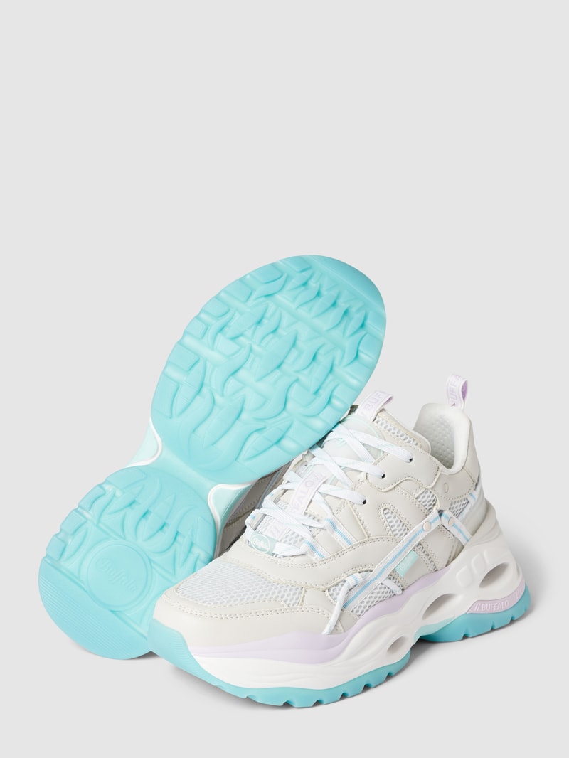 Sneaker im Colour-Blocking-Design Modell 'TRIPLET HOLLOW' in offwhite