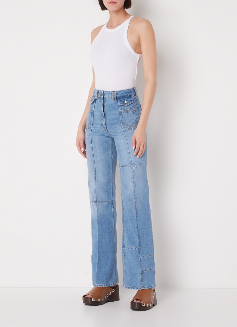Jeans a vita alta e gamba slim di Gerard Darel Edene con decorazioni.
