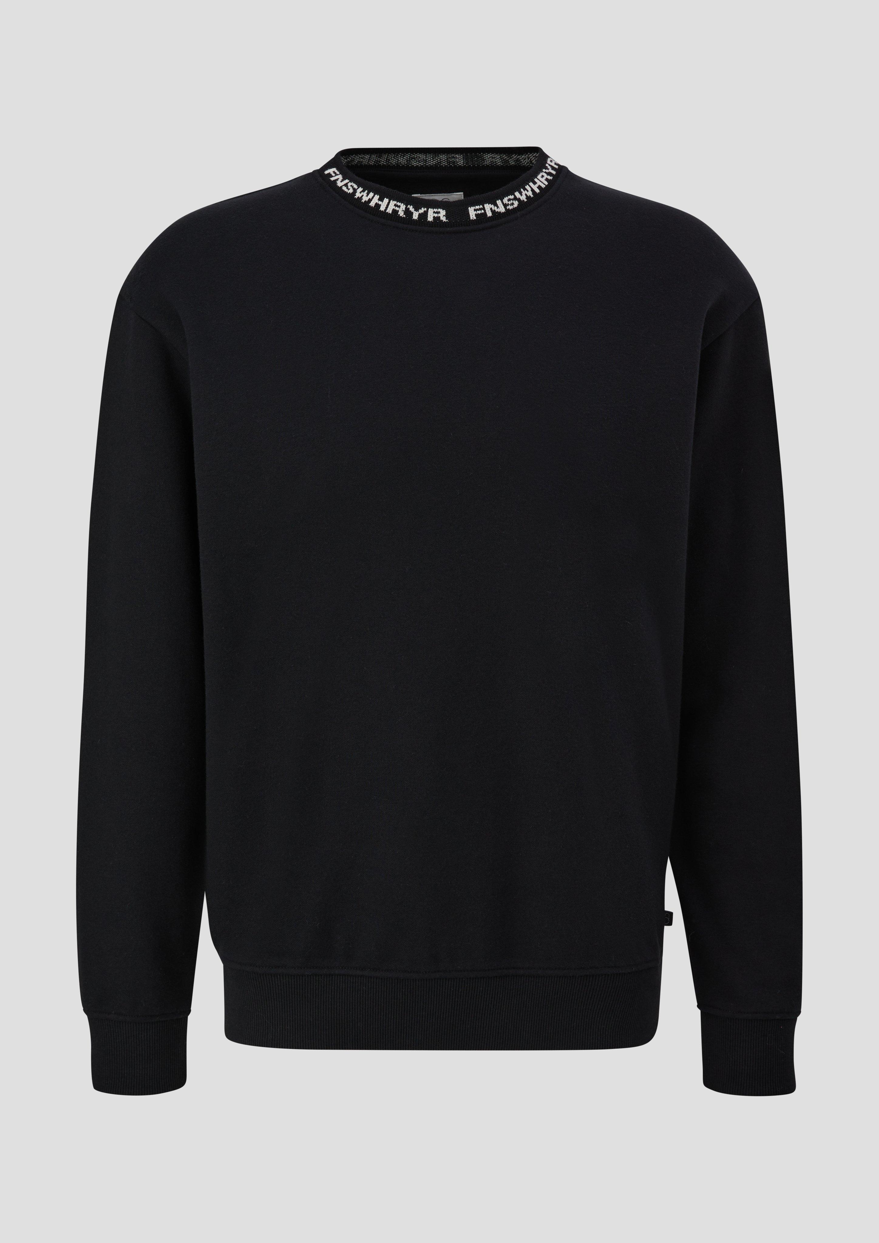 Sweatshirt mit Jacquard-Blende  2135447-9999