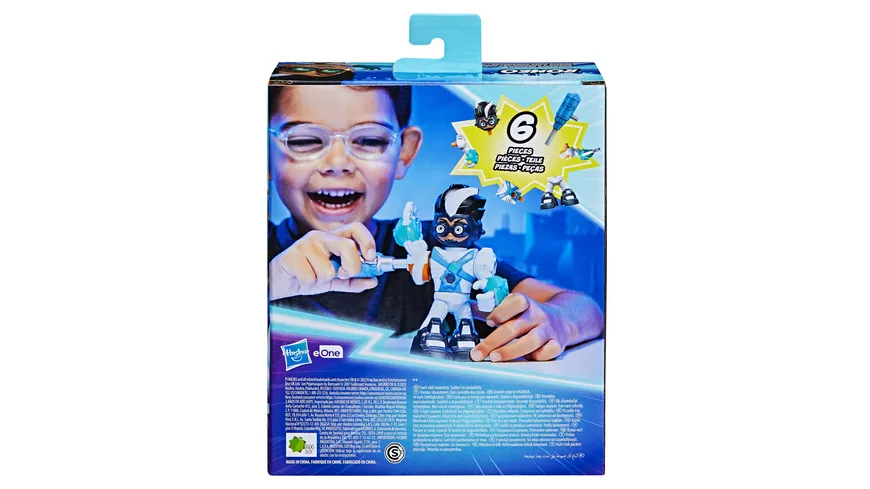 Hasbro - PJ Masks Power Heroes Zusammenbaubare Helden, 1 Stück, sortiert