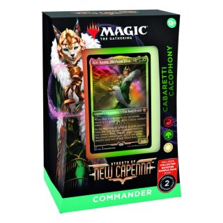 Magic the Gathering Streets of New Capenna Commander Deck 4 - Cabaretti-Carneval (1) (DE)