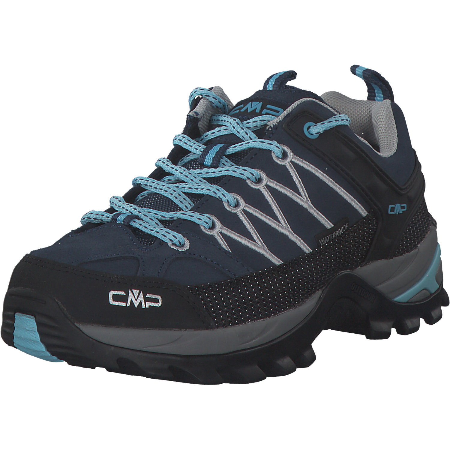 CMP Rigel Low 3Q13246, Trekkingschuhe, Damen, blue stone