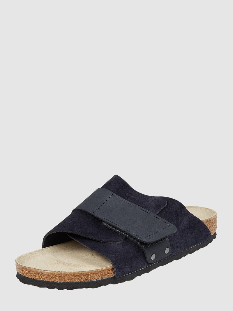 Sandalen aus Nubukleder Modell 'Kyoto' in blau