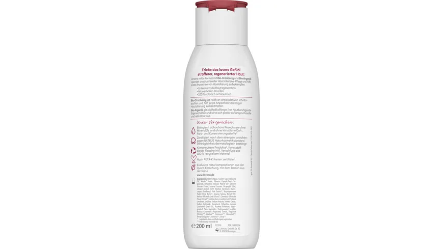 lavera Body Milk Regenerierend 200 ml