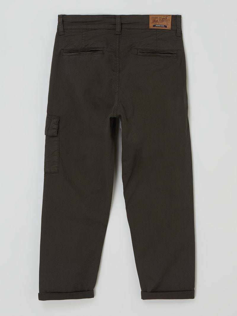 Regular Fit Cargohose mit Stretch-Anteil in olivgrün
