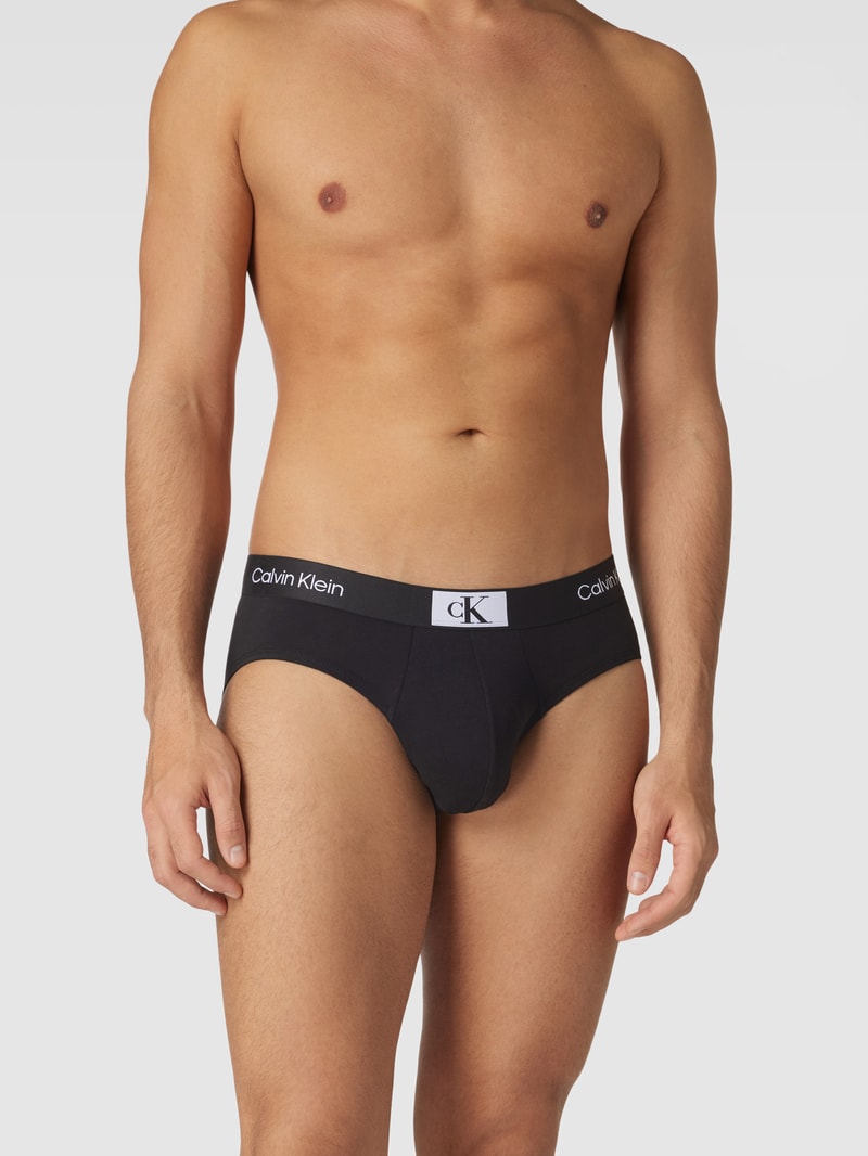 Slips im 3er-Pack in schwarz