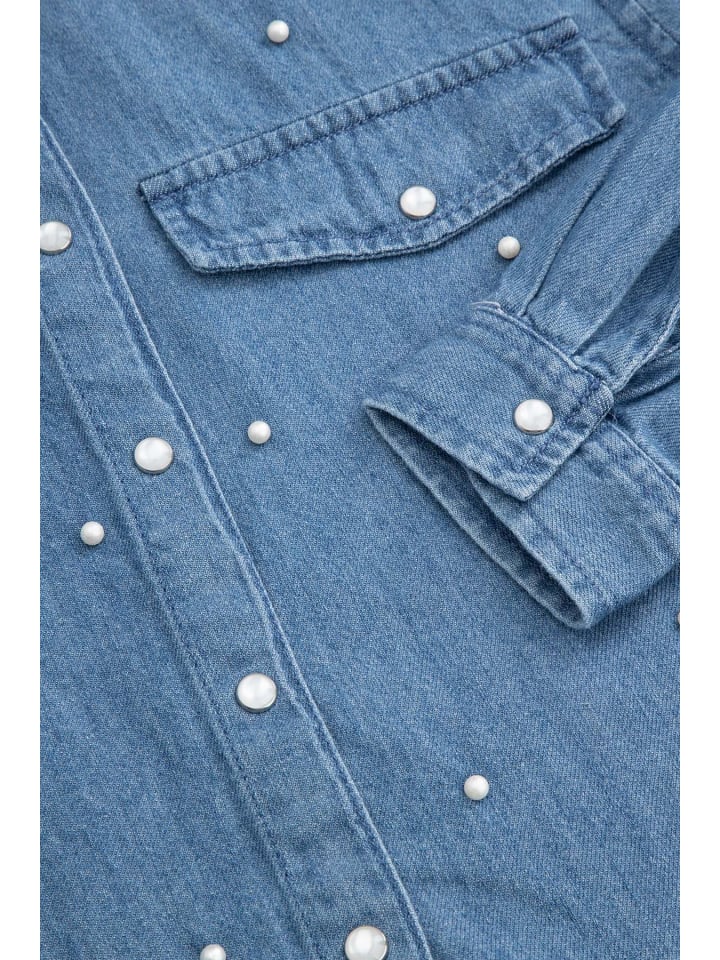 Coccodrillo Langarmhemd in blau günstig kaufen