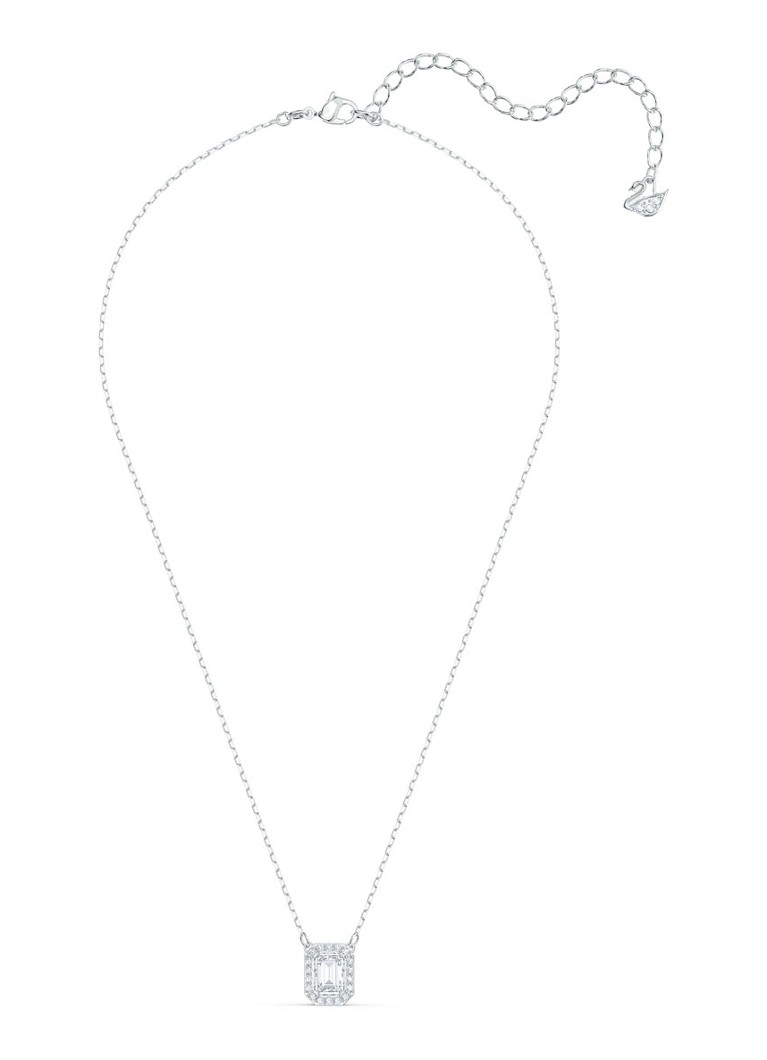 Collana Swarovski con pendente e cristallo