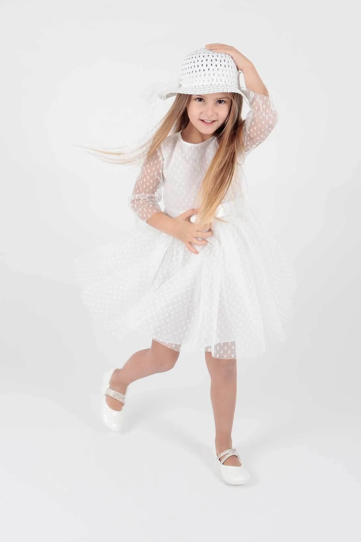 AHENGİM  Mädchenkleid Mädchenhutkleid Mädchenkleid Tüllkleid Ak2228