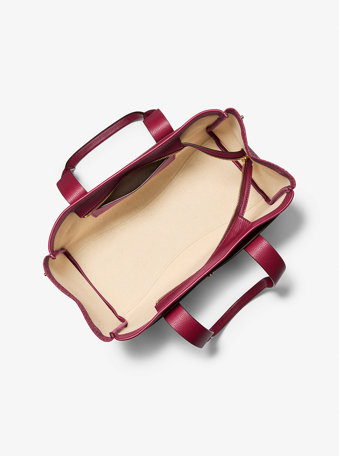 Romee stor veske med signaturlogo og skinn – MULBERRY