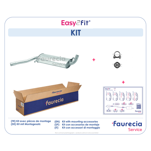 FAURECIA MITTELSCHALLDAEMPFER FS03015 - ATU