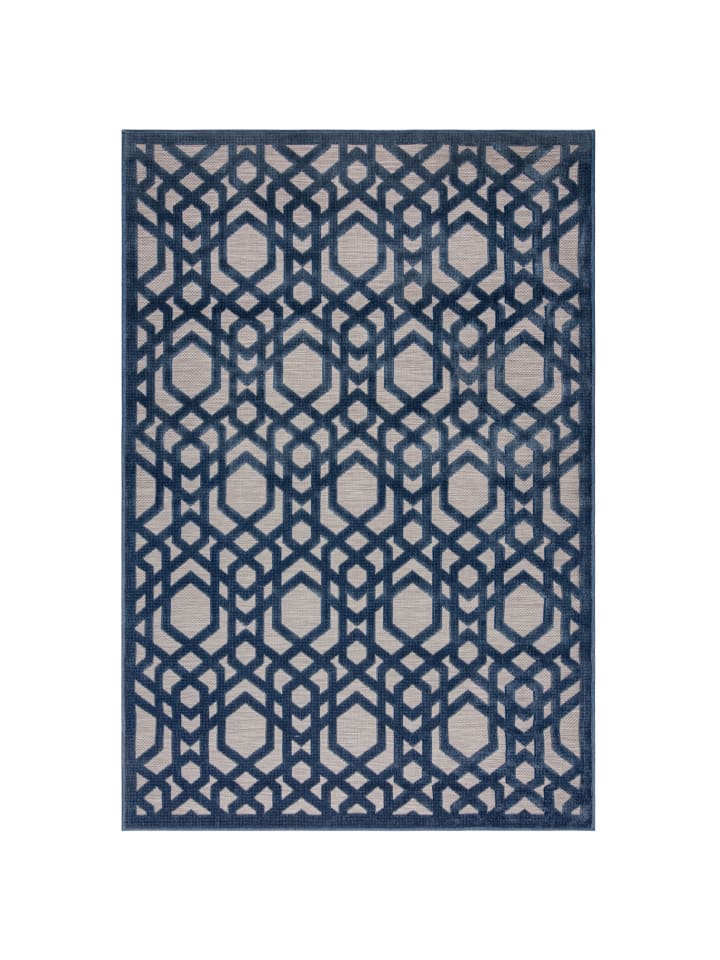 KADIMA DESIGN Rutschfester und langlebiger Teppich mit geometrischem Muster günstig kaufen