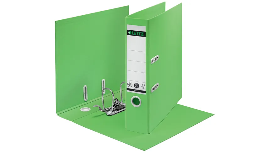 LEITZ Qualitäts-Ordner Recycle A4 breit grün gruen