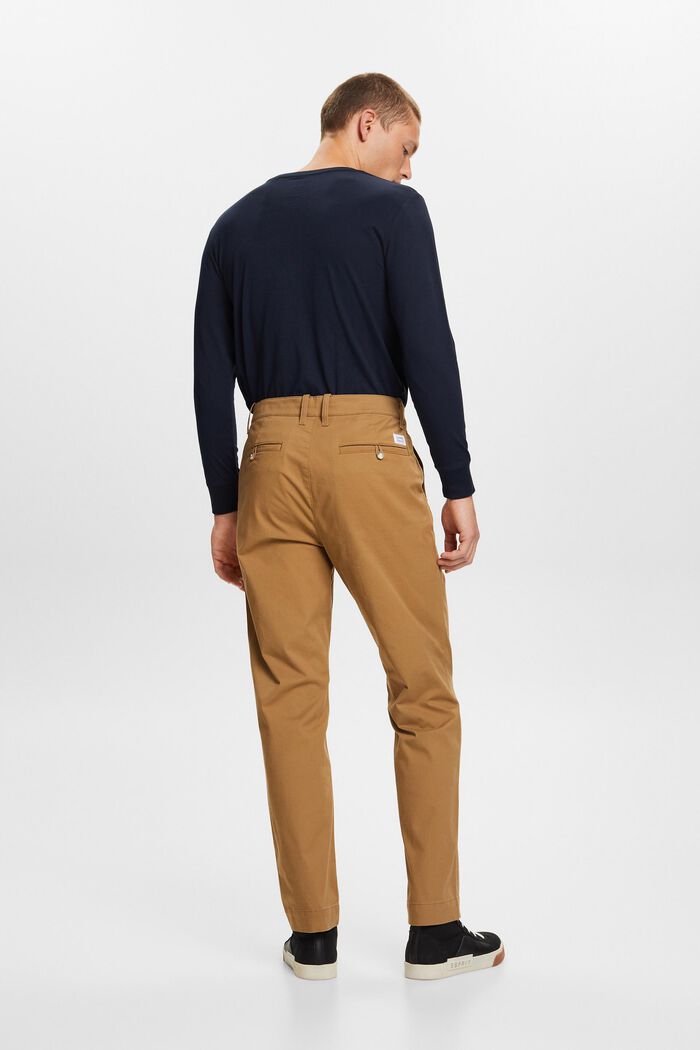 Gerade geschnittene Chino aus Baumwolltwill