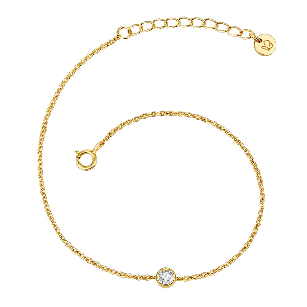 Glanzstücke München Bracelet en argent Argent sterling Topaze en Or jaune Bracelet