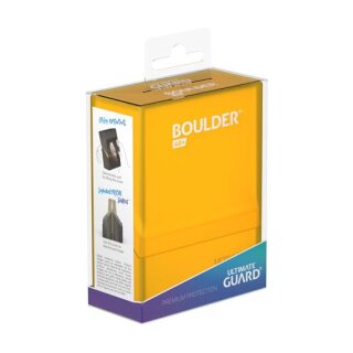 Ultimate Guard Boulder Deck Case 40+ Standardgröße Amber