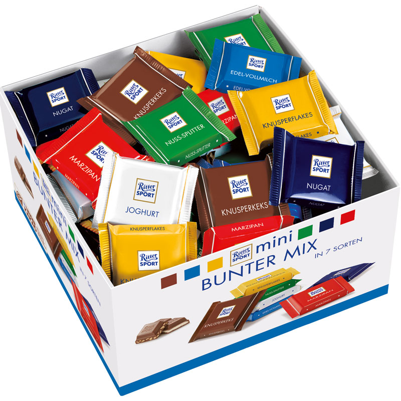 Ritter Sport mini Bunter Mix 84er
