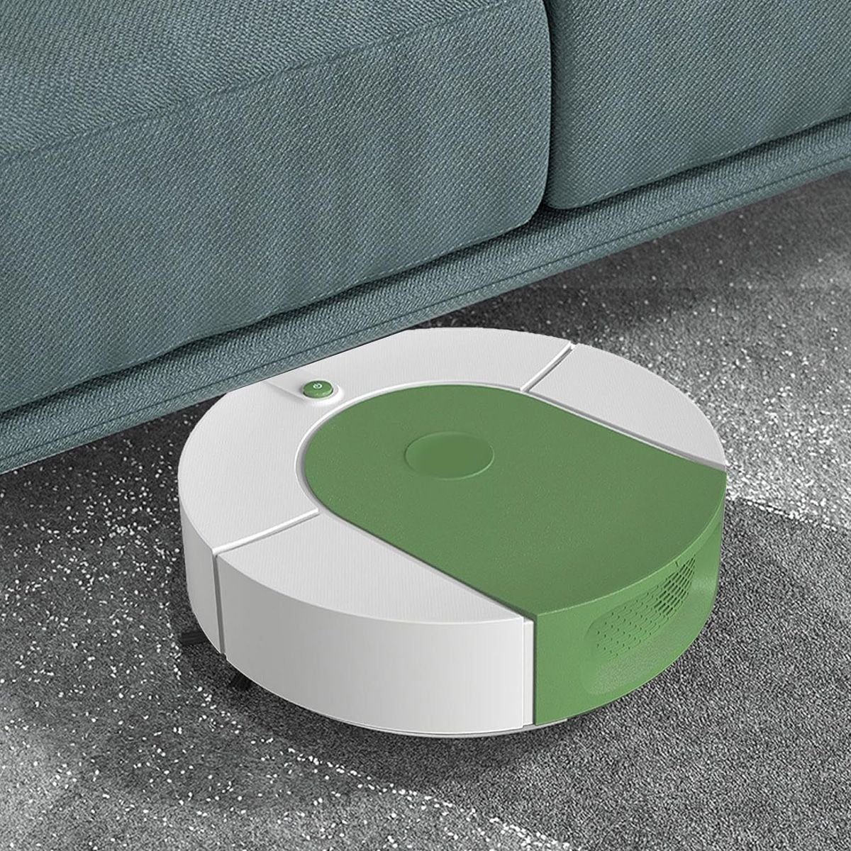 Yoyaxi Wischroboter Intelligenter Kehrroboter, USB-aufladbar, für automatisches Wischen, Automatischer Betrieb, starke Saugkraft, langlebiger Akku