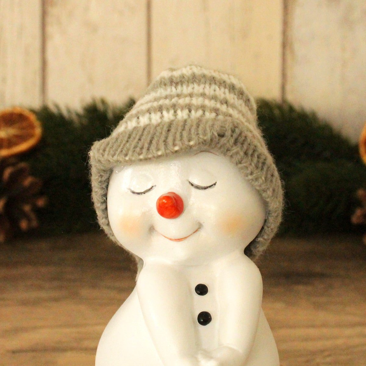 matches21 HOME & HOBBY Dekofigur Schneemann Set Kunststoff je 6x6x11 cm (4 St)