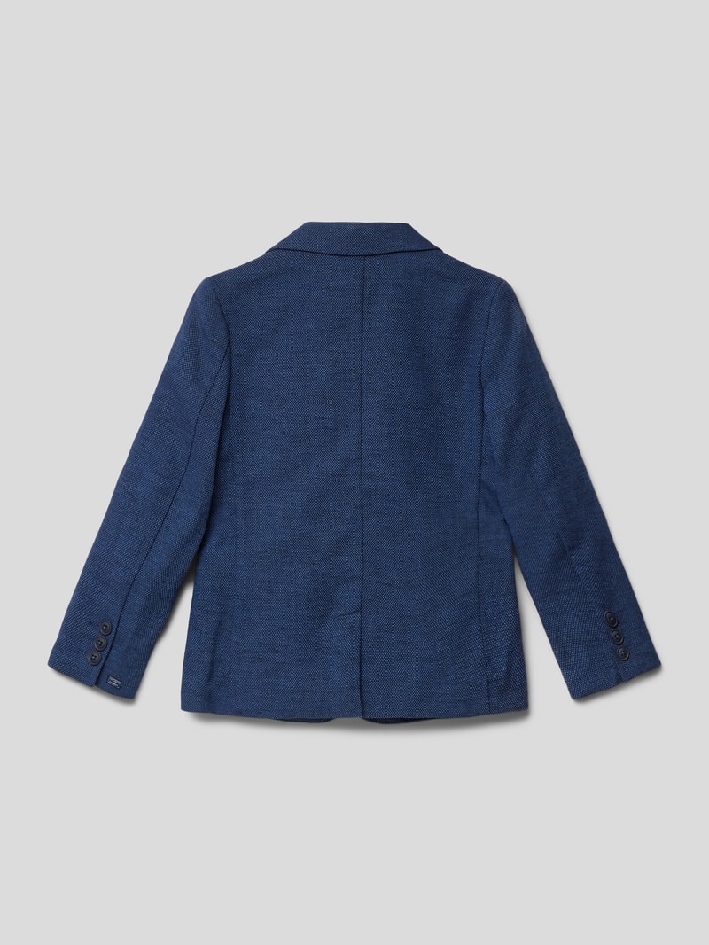 Blazer in melierter Optik in marineblau