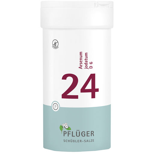 BIOCHEMIE Pflüger 24 Arsenum jodatum D 6 Tabletten  400 St  Tabletten