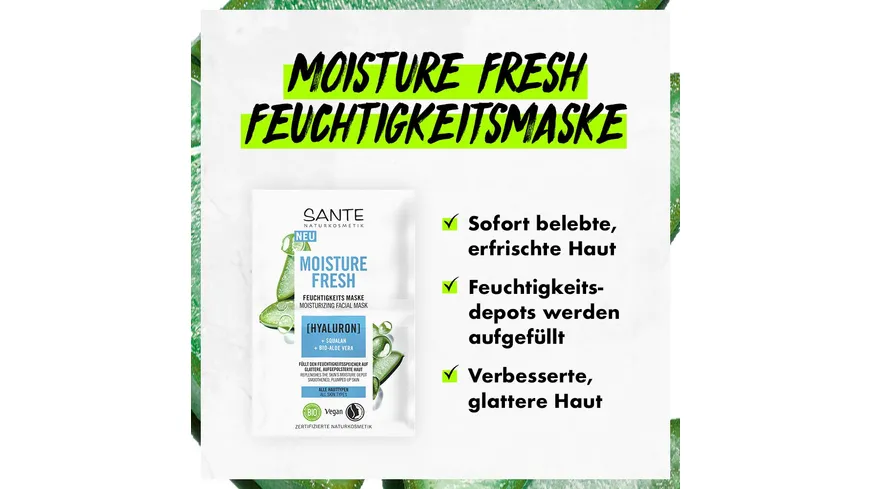 SANTE Moisture Fresh Feuchtigkeitsmaske 8 ml