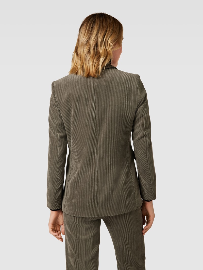 Blazer aus Cord in khaki