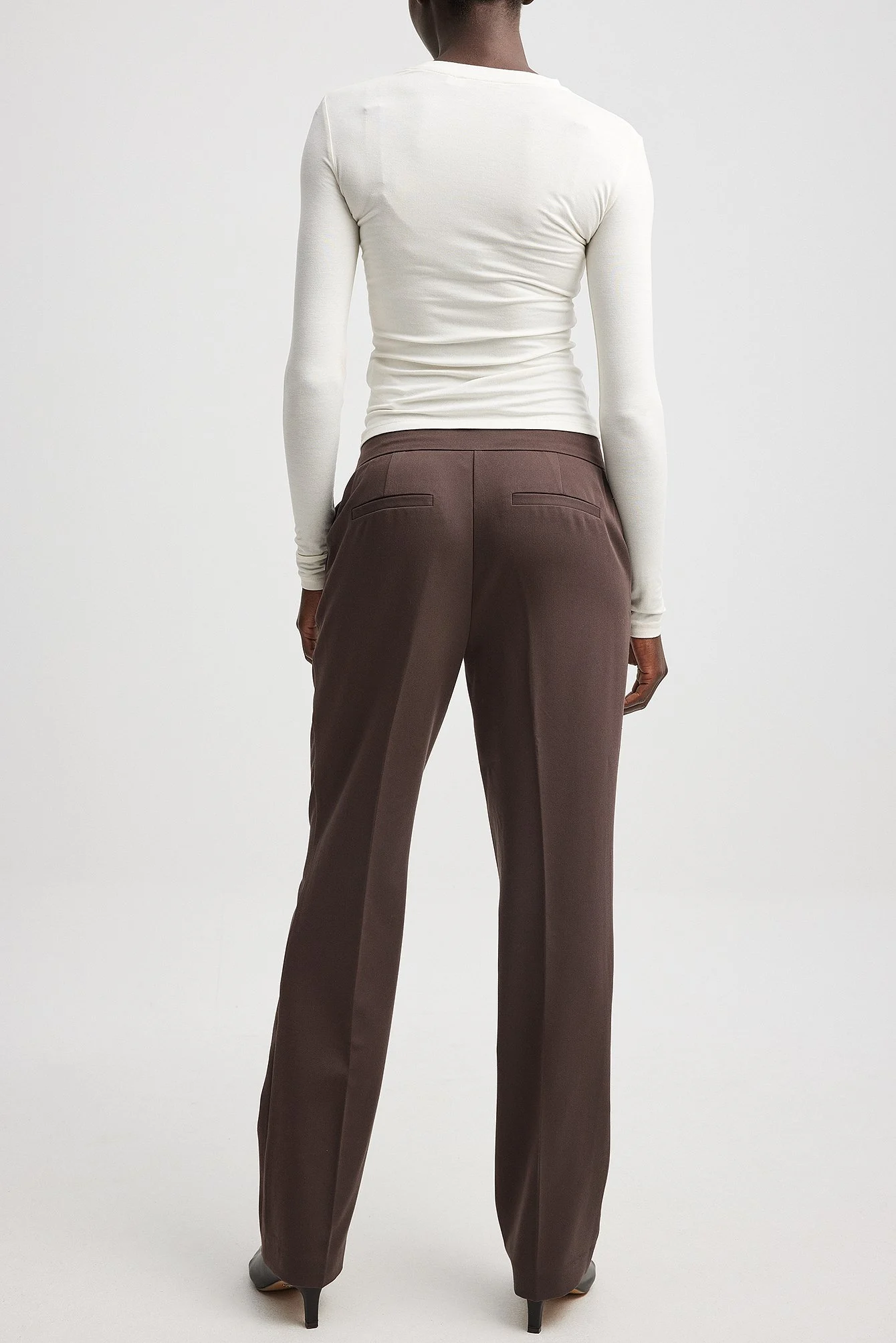 Anzughose mit niedriger Taille