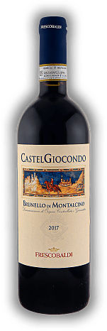 Marchesi de Frescobaldi, Brunello di Montalcino Castel Giocondo, DOCG, 2017, Toscana  Marchesi de Frescobaldi, Brunello di Montalcino Castel Giocondo, DOCG, 2017, Toscana  Elegant und finessenreich, ausgewogen und von großer Struktur, mit intensiven