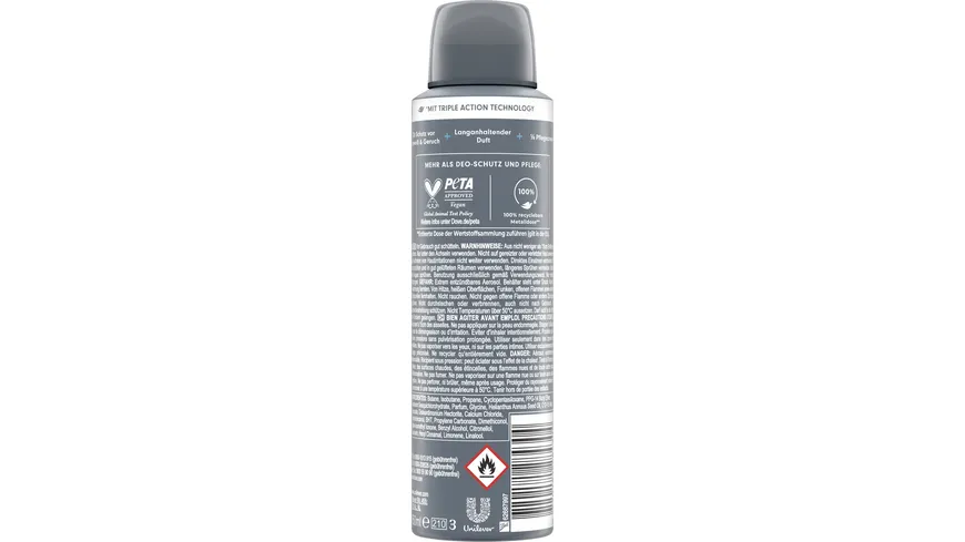 Dove Men+Care Deo-Spray Antitranspirant Advanced Clean Comfort 150 ml