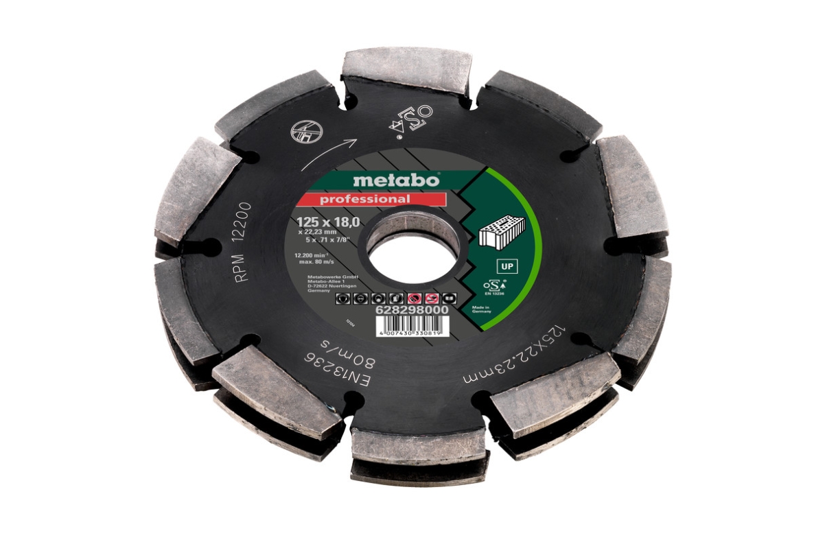 „Metabo“ priedai 628298000 DIA-FS2 Professional UP universalus deimantinis pjūklo diskas 125x18x22,23 mm