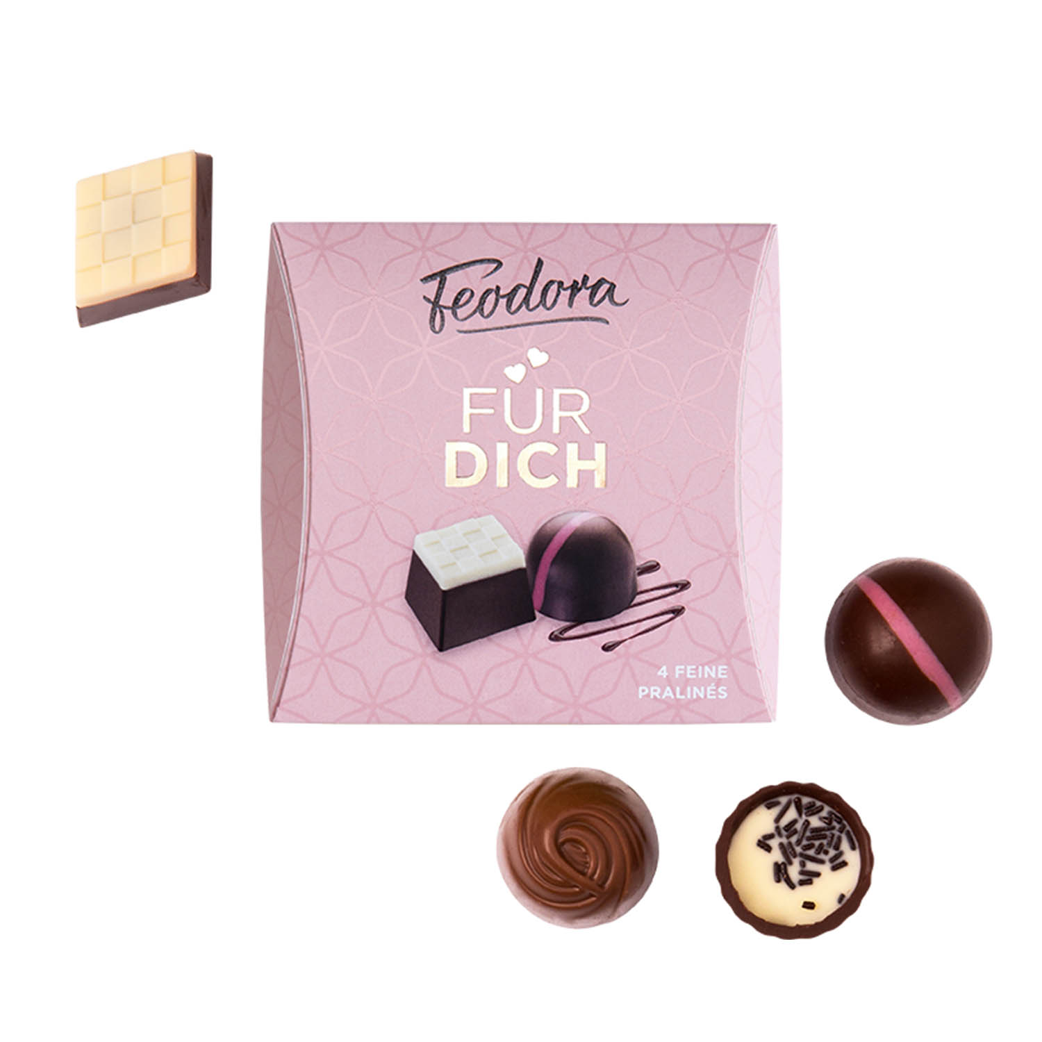 Feodora Feine Pralinés Für Dich 4er