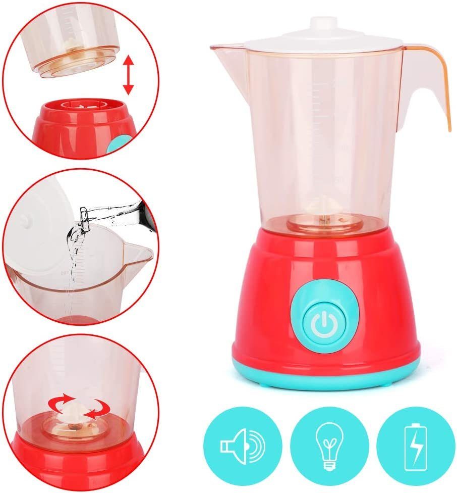 Wenta Lernspielzeug Küchen-Rollenspiel (15-St., Rollenspielzeug mit Saftpresse, Mixer und Toaster), für Kinder ab 2 Jahren