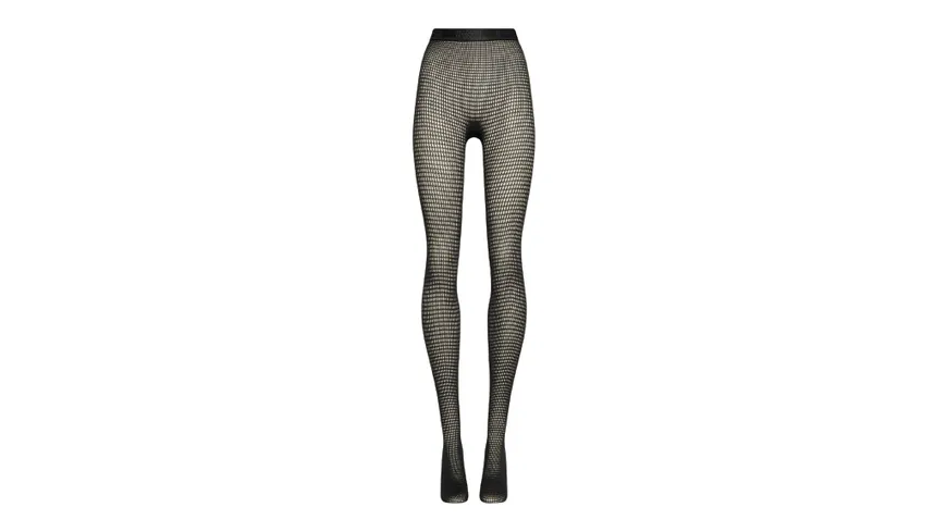 Wolford Damen Netzstrumpfhose Netz Grid black